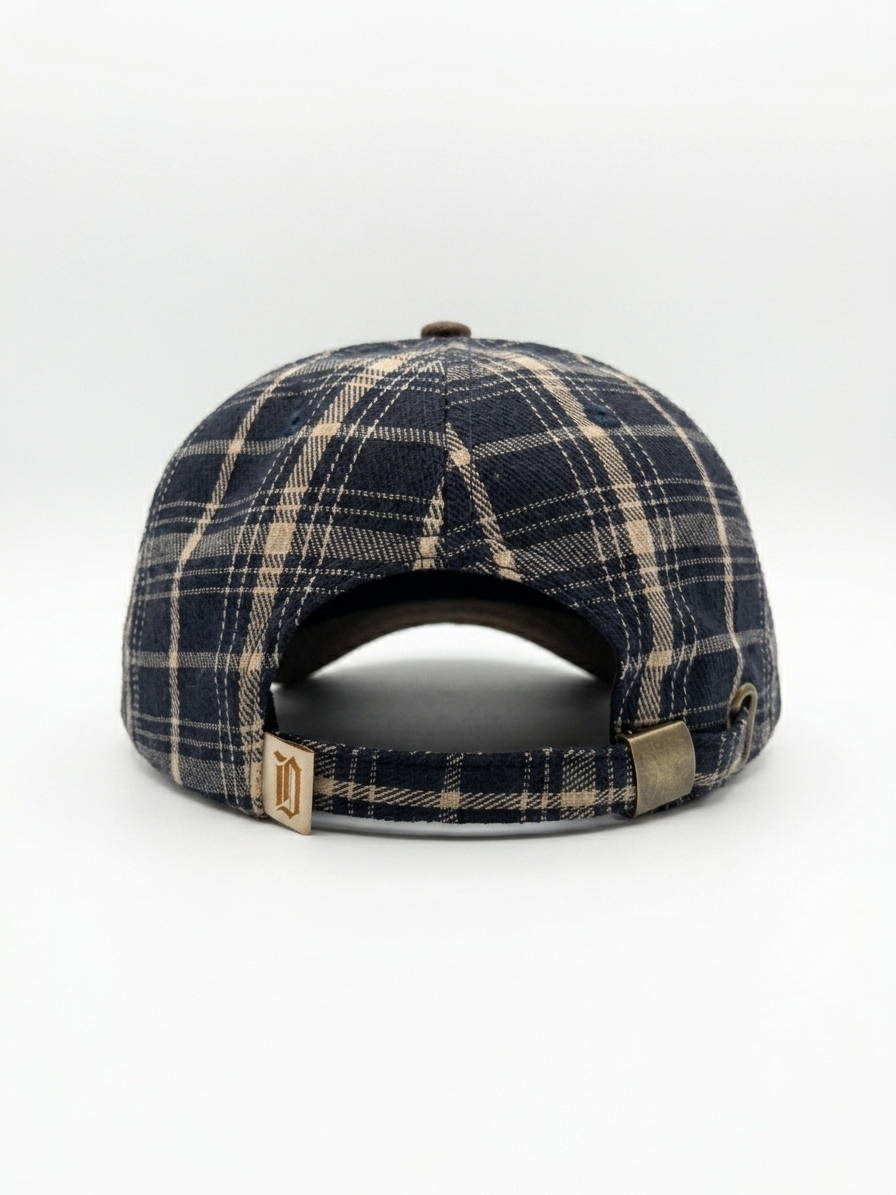PLAID D BASEBALL HAT